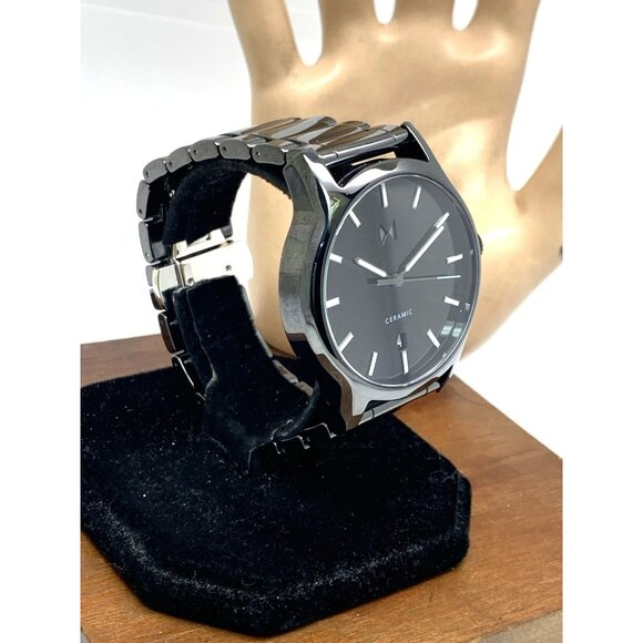 MVMT Men's Watch Quartz 28000441 Classic II Black Dial Ceramic Band 44mm - Picture 13 of 13